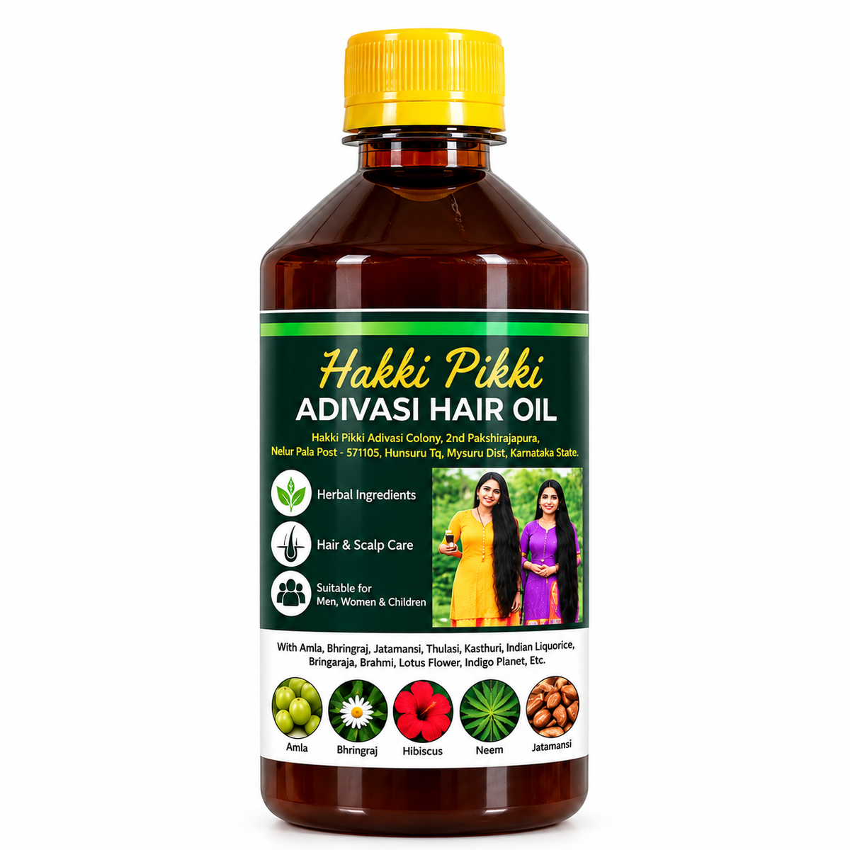 Hakki Pikki Adivasi Herbal Hair Oil