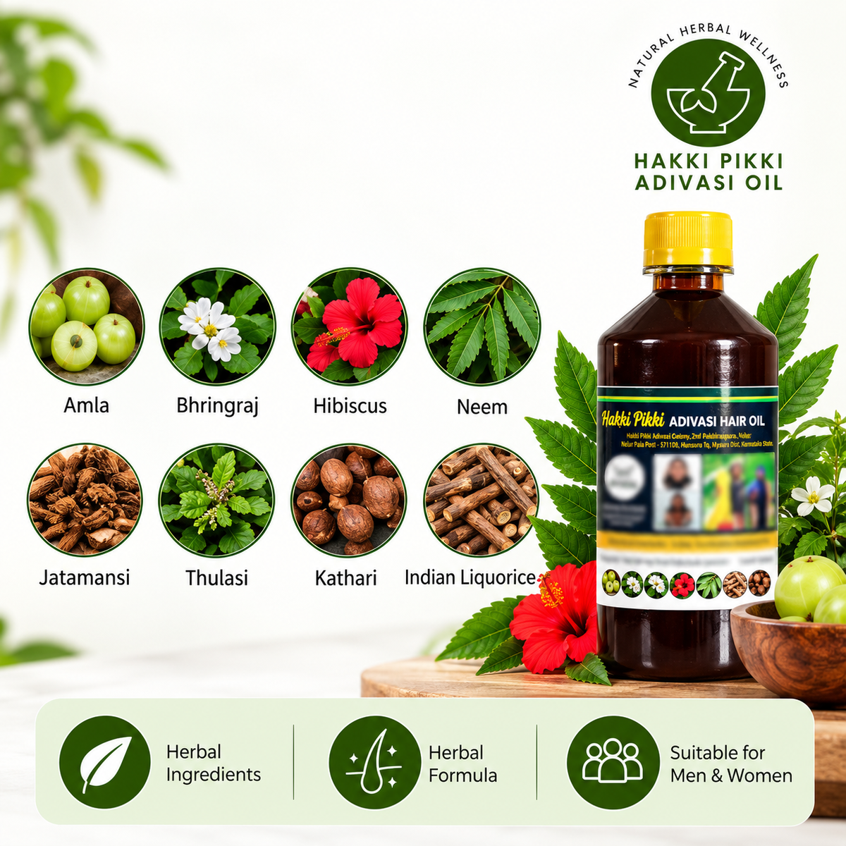 hakki pikki adivasi hair oil ingredients