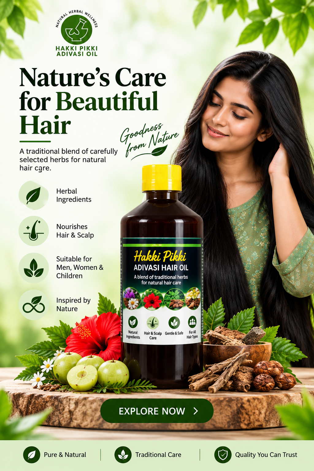 hakki pikki adivasi herbal oil