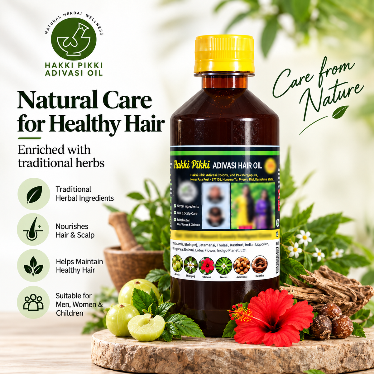 hakki pikki adivasi hair oil benefits